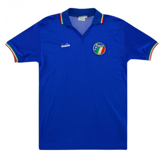 1986 Italy Retro Home Kit Soccer Jersey